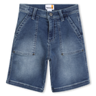Jeansbermudas mit Stretch, DOPPELSTEIN + B&Uuml;RSTE, hi-res