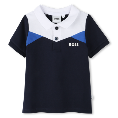 Polo-Shirt mit Farbbl&ouml;cken BOSS BOY