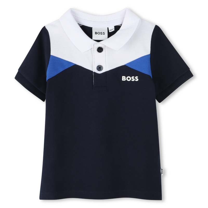 Polo-Shirt mit Farbbl&ouml;cken BOSS 
                        BOY