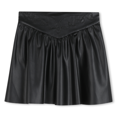 Kurzer Rock aus besticktem Kunstrock ZADIG & VOLTAIRE GIRL