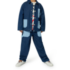 Bestickte Jeans mit Taschen KENZO KIDS 
                    BOY