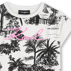 Kurz&auml;rmeliges kleid KARL LAGERFELD KIDS 
                    GIRL