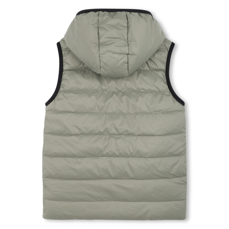 Daunenjacke mit Kapuze in Flann-Optik BOSS 
                        BOY