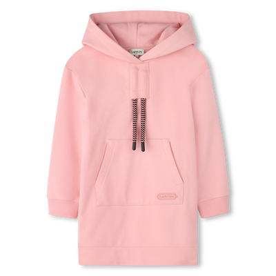 Sweatshirt-Kleid aus Fleece LANVIN GIRL