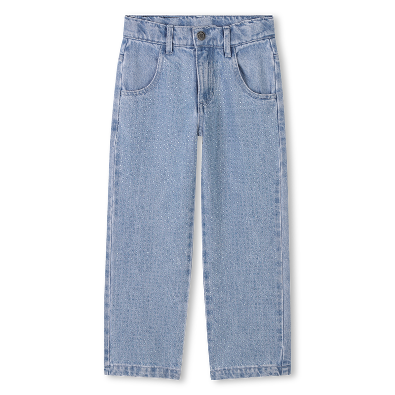 Jeans mit transparentem Strass MARC JACOBS 
                        GIRL