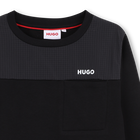 Sweatshirt mit Rundhalsausschnitt HUGO 
                    BOY