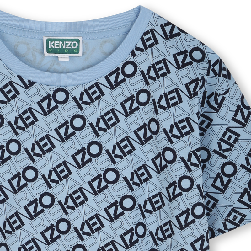 Baumwoll-T-Shirt mit Print KENZO KIDS 
                        BOY