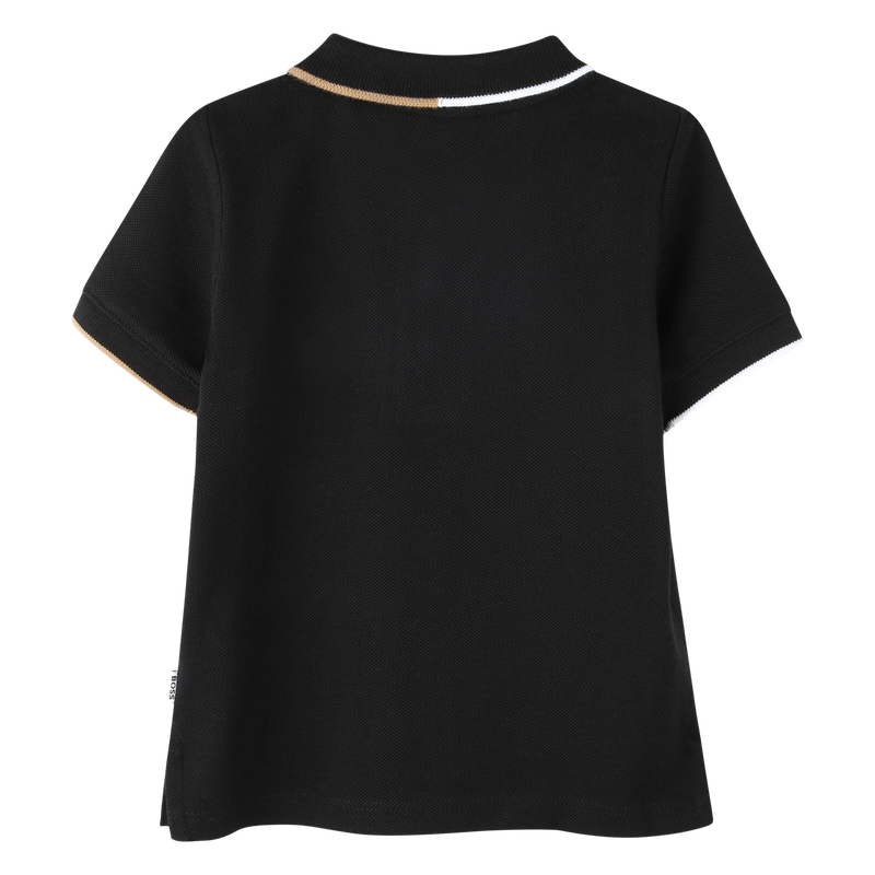 Baumwoll-Polo mit Streifen BOSS 
                        BOY