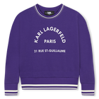 Sweatshirt mit Motiv KARL LAGERFELD KIDS 
                    GIRL
