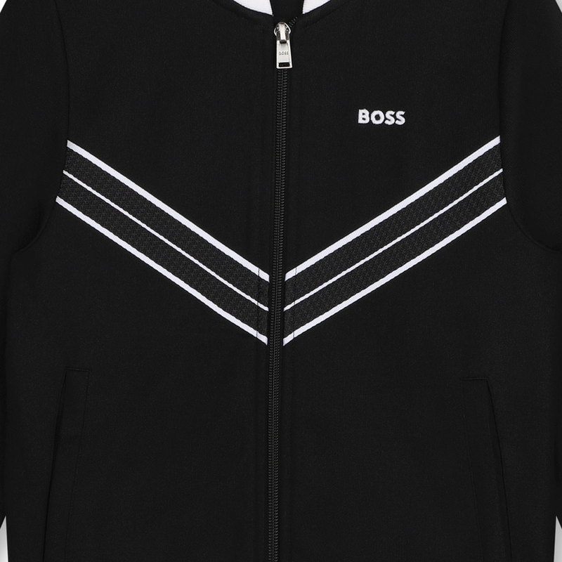 Jogging-Cardigan mit Zip BOSS 
                        BOY