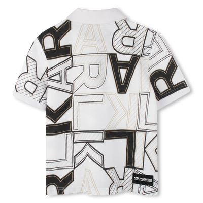 Kurzärmeliges Poloshirt KARL LAGERFELD KIDS BOY