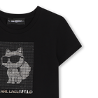 Kurz&auml;rmeliges t-shirt KARL LAGERFELD KIDS 
                    GIRL