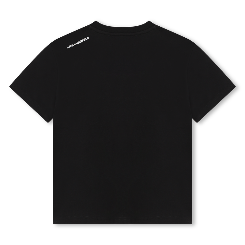 Kurz&auml;rmliges Baumwoll-Shirt KARL LAGERFELD KIDS 
                        BOY