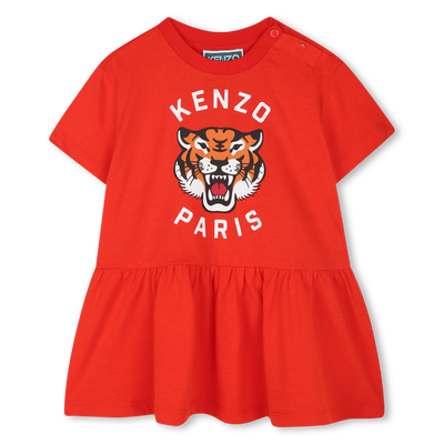 Kurz&auml;rmliges Kleid KENZO KIDS GIRL