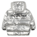 Steppjacke mit Kapuze KARL LAGERFELD KIDS 
                    GIRL