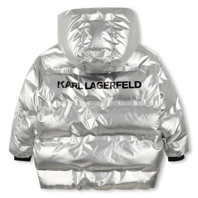 Steppjacke mit Kapuze KARL LAGERFELD KIDS GIRL
