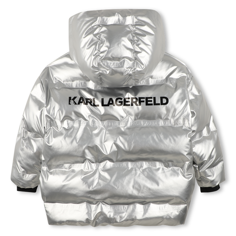 Steppjacke mit Kapuze KARL LAGERFELD KIDS 
                        GIRL