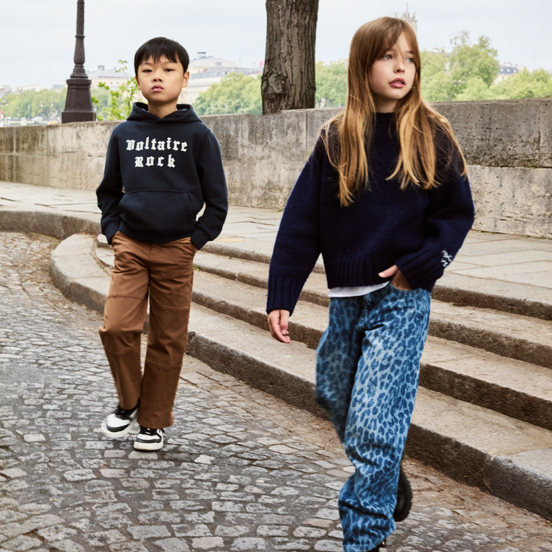 Runder Pullover mit gekn&ouml;pfter &Ouml;ffnung ZADIG & VOLTAIRE 
                        GIRL