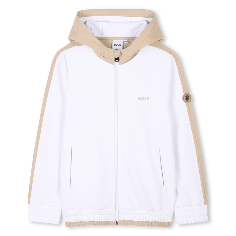 Sweatshirt aus 2 Materialien BOSS 
                        BOY