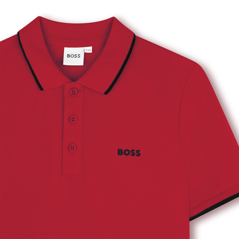 KURZ&Auml;RMELIGES POLOSHIRT BOSS 
                        BOY