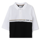 Lang&auml;rmeliges Poloshirt BOSS 
                    BOY