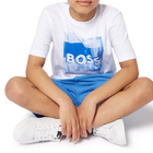 Einfarbige Molton-Bermudas BOSS 
                    BOY