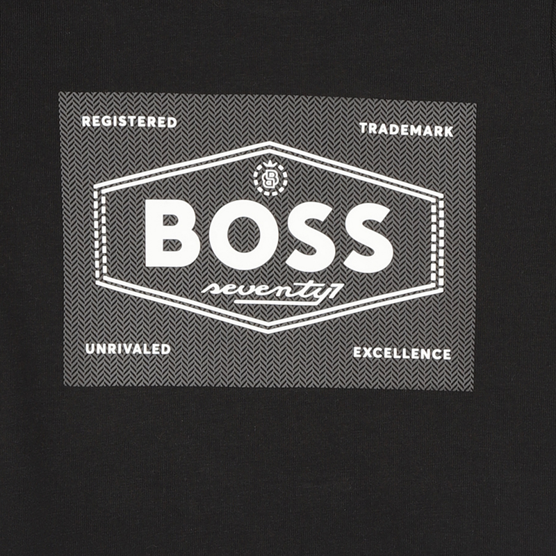 Baumwoll-Langarmshirt BOSS 
                        BOY