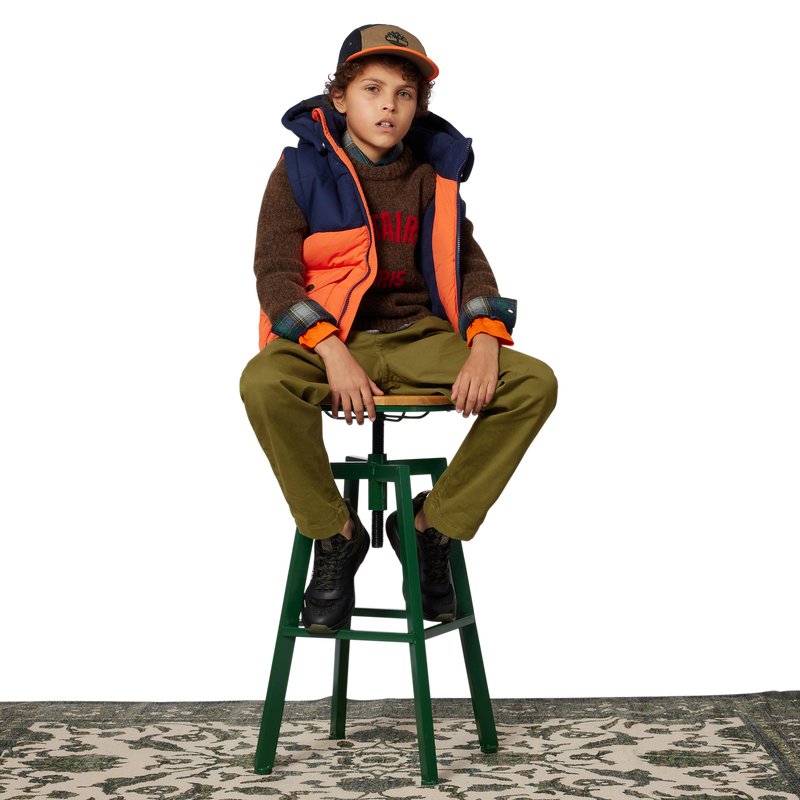 Daunenjacke mit abnehmbaren Ärmeln und Kapuzen TIMBERLAND 
                        BOY