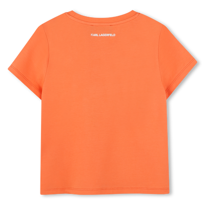 T-Shirt mit Druck KARL LAGERFELD KIDS GIRL