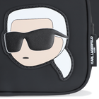 Bauchtasche aus beschichtetem Textil mit Gummieffe KARL LAGERFELD KIDS 
                    BOY