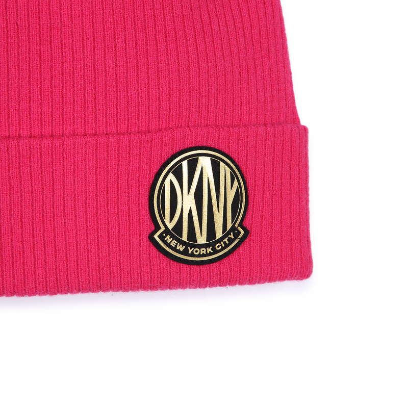 Strickm&uuml;tze mit Umschlag DKNY 
                        GIRL