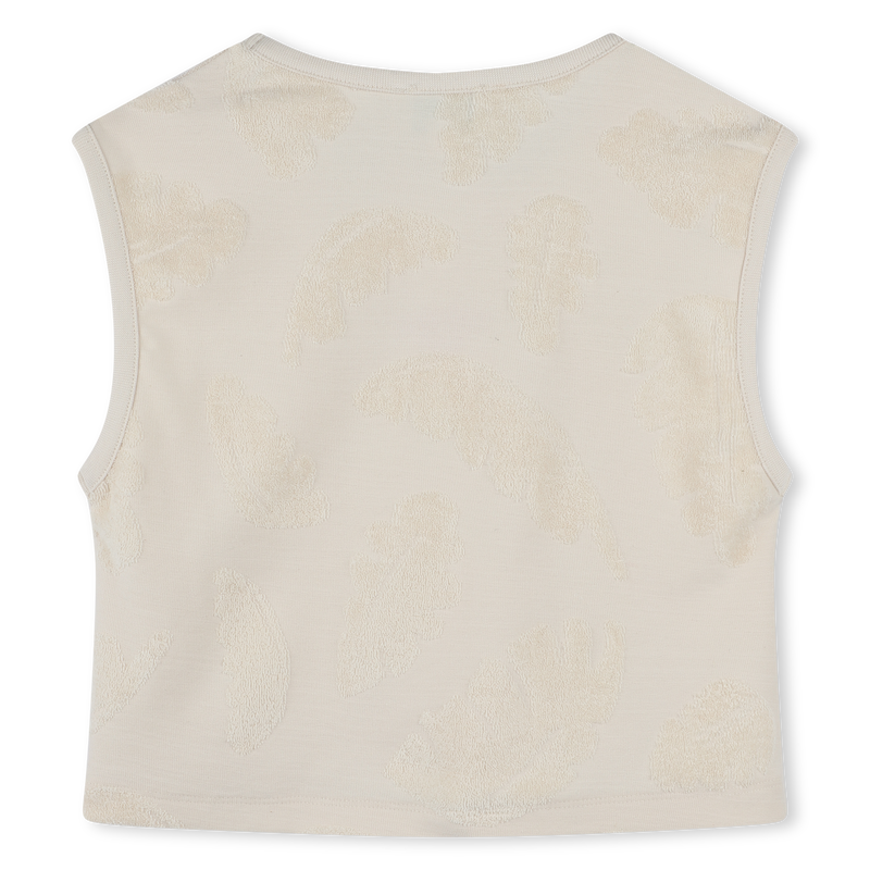 Croptop und Shorts aus Frottee KENZO KIDS 
                        GIRL