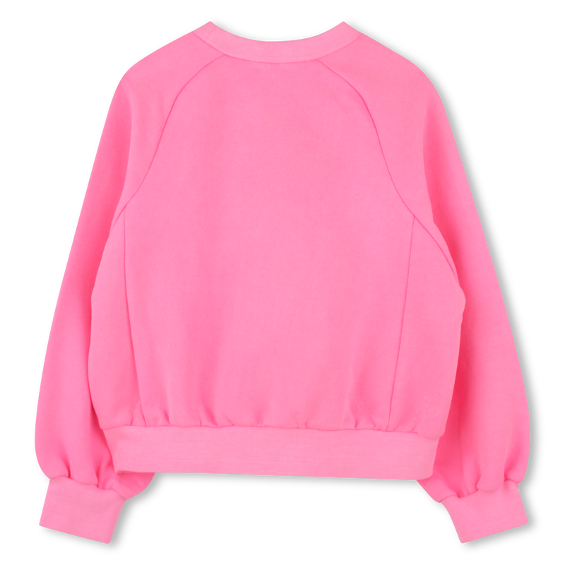 Gefärbtes Molton-Sweatshirt BILLIEBLUSH 
                        GIRL