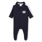 Pyjama mit druckknopfverschluss, MARINE, hi-res