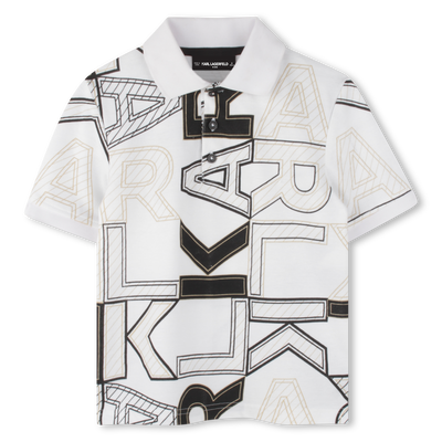 Kurz&auml;rmeliges Poloshirt KARL LAGERFELD KIDS BOY