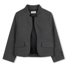 Gestreifte Jacke mit ausgefallenem Kragen ZADIG VOLTAIRE 
                    GIRL