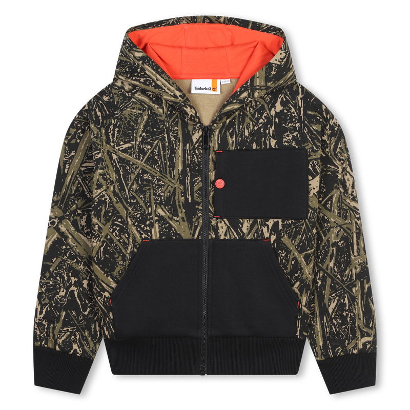 Molton-Cardigan mit Kapuze TIMBERLAND 
                        BOY