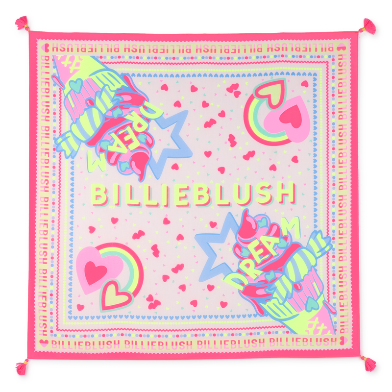 AUSGEFALLENER SCHAL MIT PRINT BILLIEBLUSH 
                        GIRL