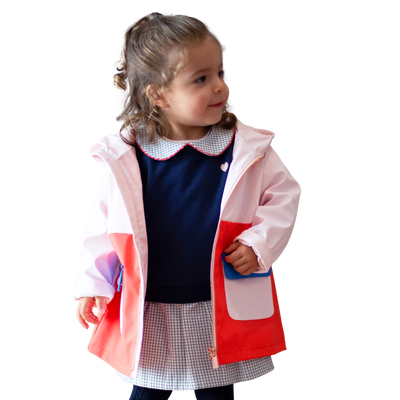 Dreifarbige Regenjacke CARREMENT BEAU GIRL