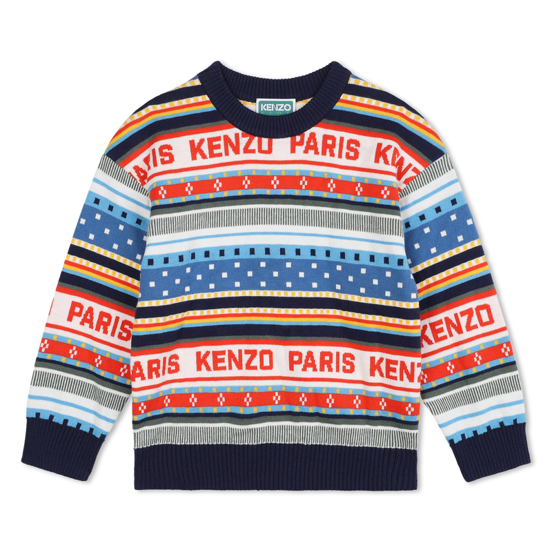 Strickpullover mit Muster KENZO KIDS 
                        BOY