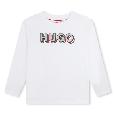 T-Shirt mit Logo-Print HUGO GIRL