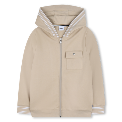 KAPUZENPULLOVER MIT REISSVERSCHLUSS BOSS BOY