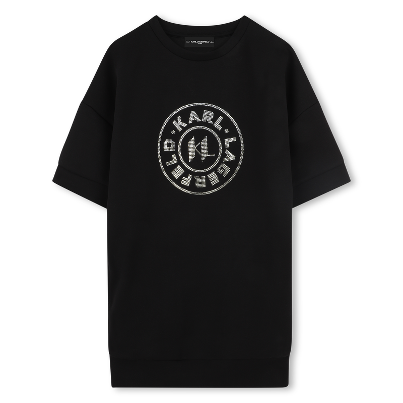 Kurzärmeliges Kleid KARL LAGERFELD KIDS 
                        GIRL