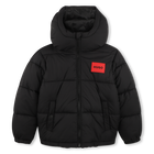 Steppjacke mit Kapuze, SCHWARZ, hi-res
