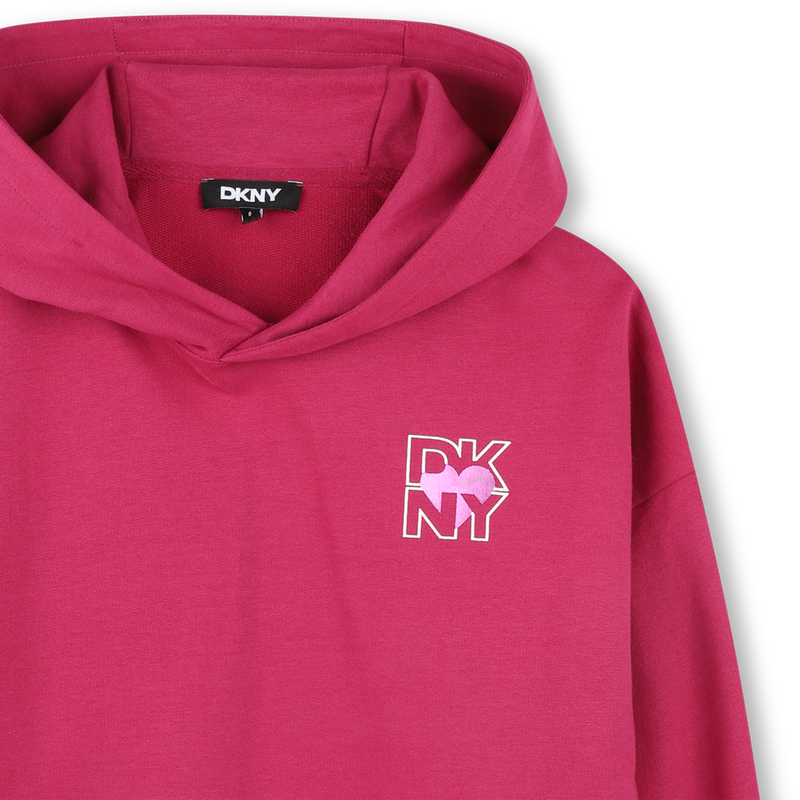 Sweatshirt mit Glitzer-Tinte DKNY 
                        GIRL