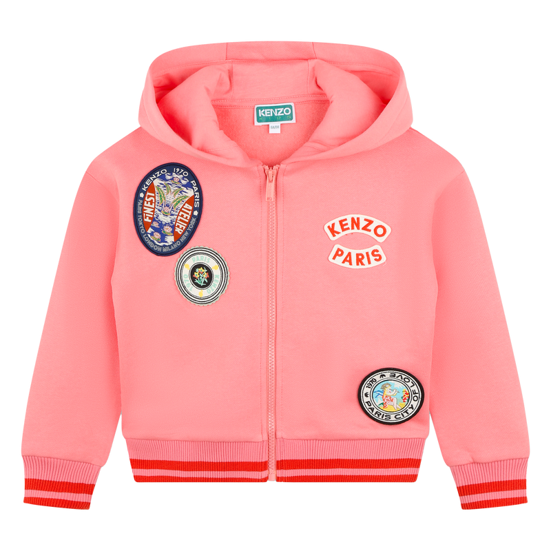 Sweatshirt mit Rei&szlig;verschluss KENZO KIDS 
                        GIRL
