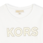 Lang&auml;rmeliges T-Shirt aus Jersey MICHAEL KORS 
                    GIRL