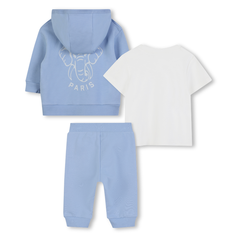 Set aus T-Shirt + Strickjacke + Hose KENZO KIDS 
                        UNISEX