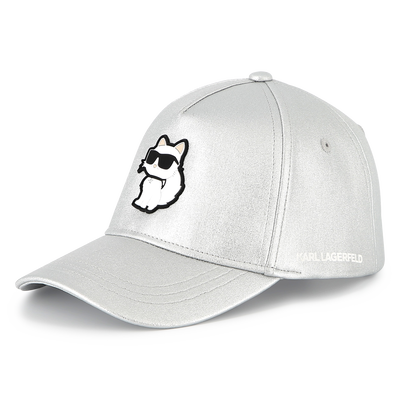 Verstellbares Cap mit Badge KARL LAGERFELD KIDS GIRL