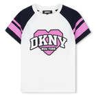 T-Shirt mit kurzen &Auml;rmeln DKNY 
                    GIRL